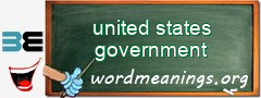 WordMeaning blackboard for united states government